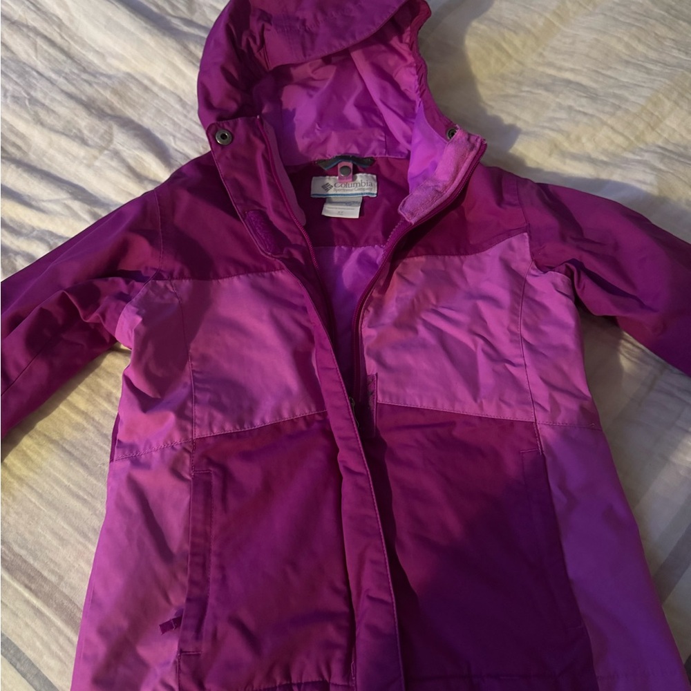 Columbia Kids Two-Tone Purple Raincoat